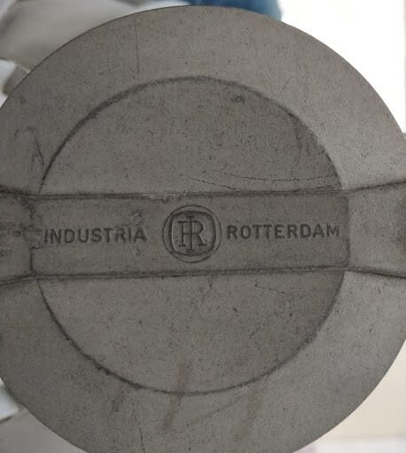 Gietaluminium scheepsverlichting met Industria Rotterdam logo